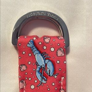 NWOT Vineyard Vines silk belt.  Lobsters. 🦞